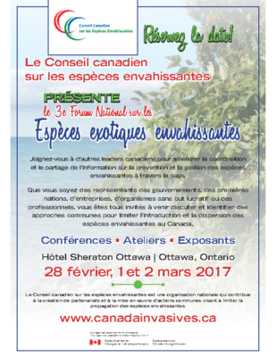 Invasive Alien Species National Forum_Savethedate_French_FINAL